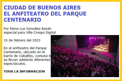 ANFITEATRO EVA PERON